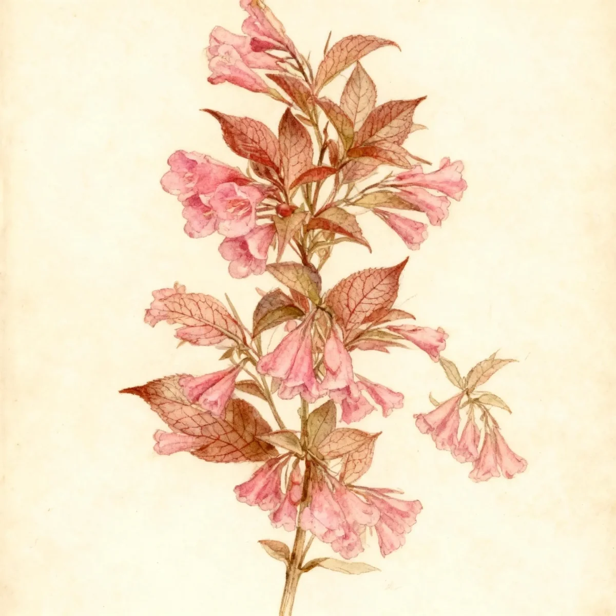 Weigela (Weigela florida 'Alexandra' WINE AND ROSES)