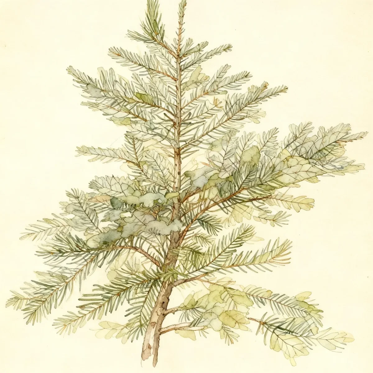 Korean fir (Abies koreana 'Silberlocke')