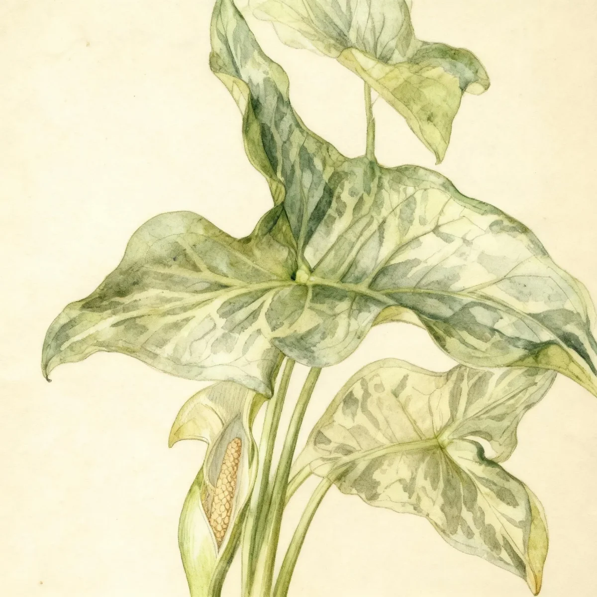 Italian arum (Arum italicum subsp. italicum 'Marmoratum')