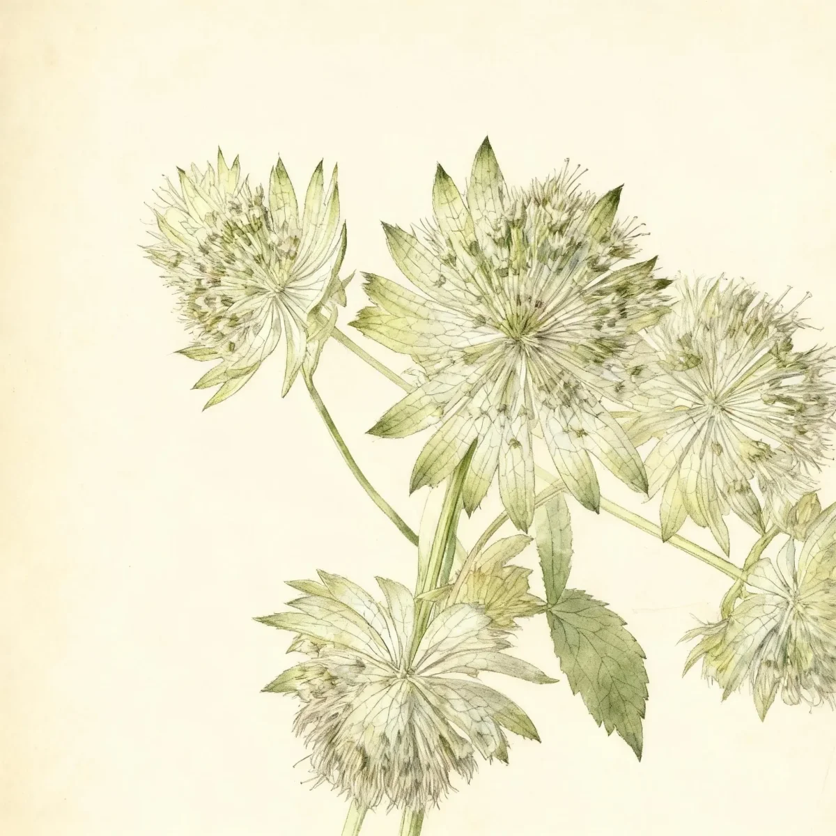 Greater masterwort (Astrantia major subsp. involucrata 'Shaggy')