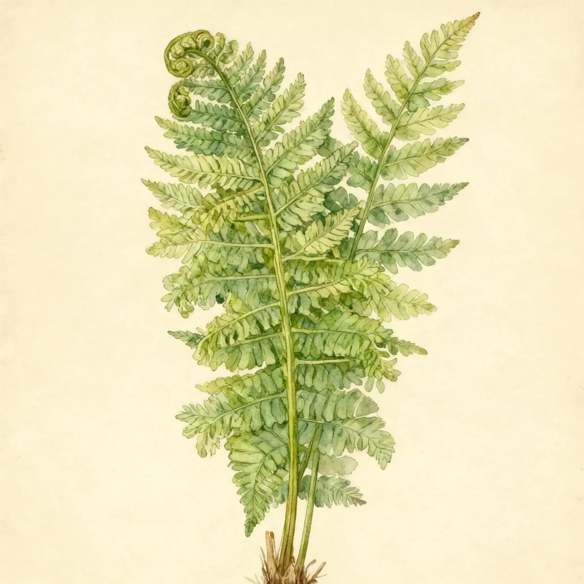 Lady fern (Athyrium filix-femina 'Fancy Fronds')