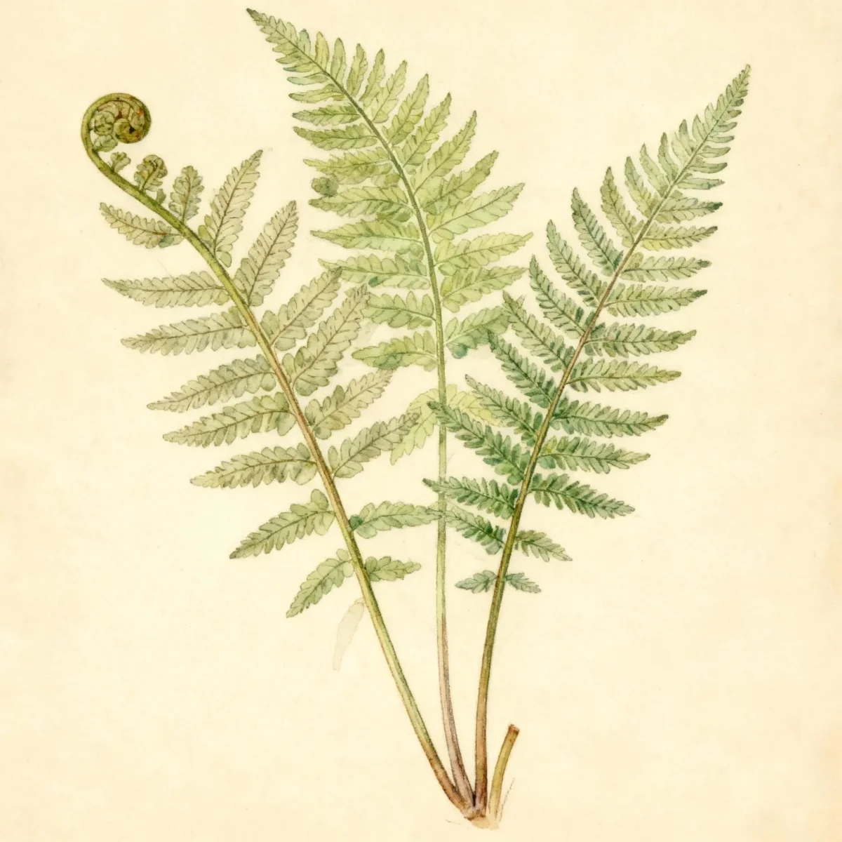 Lady fern (Athyrium filix-femina 'Victoriae')