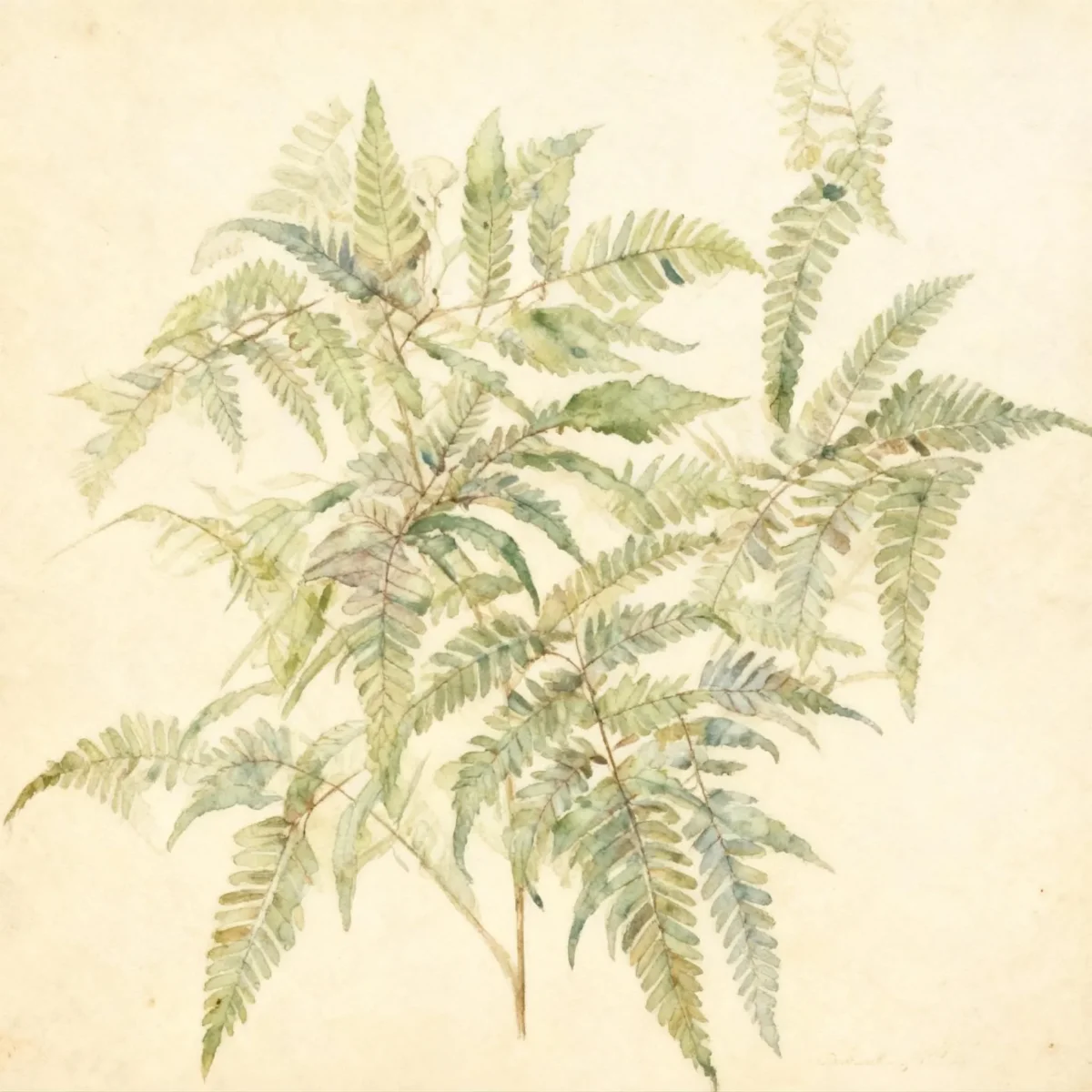 Japanese painted fern (Athyrium niponicum var. pictum 'Ursula's Red')