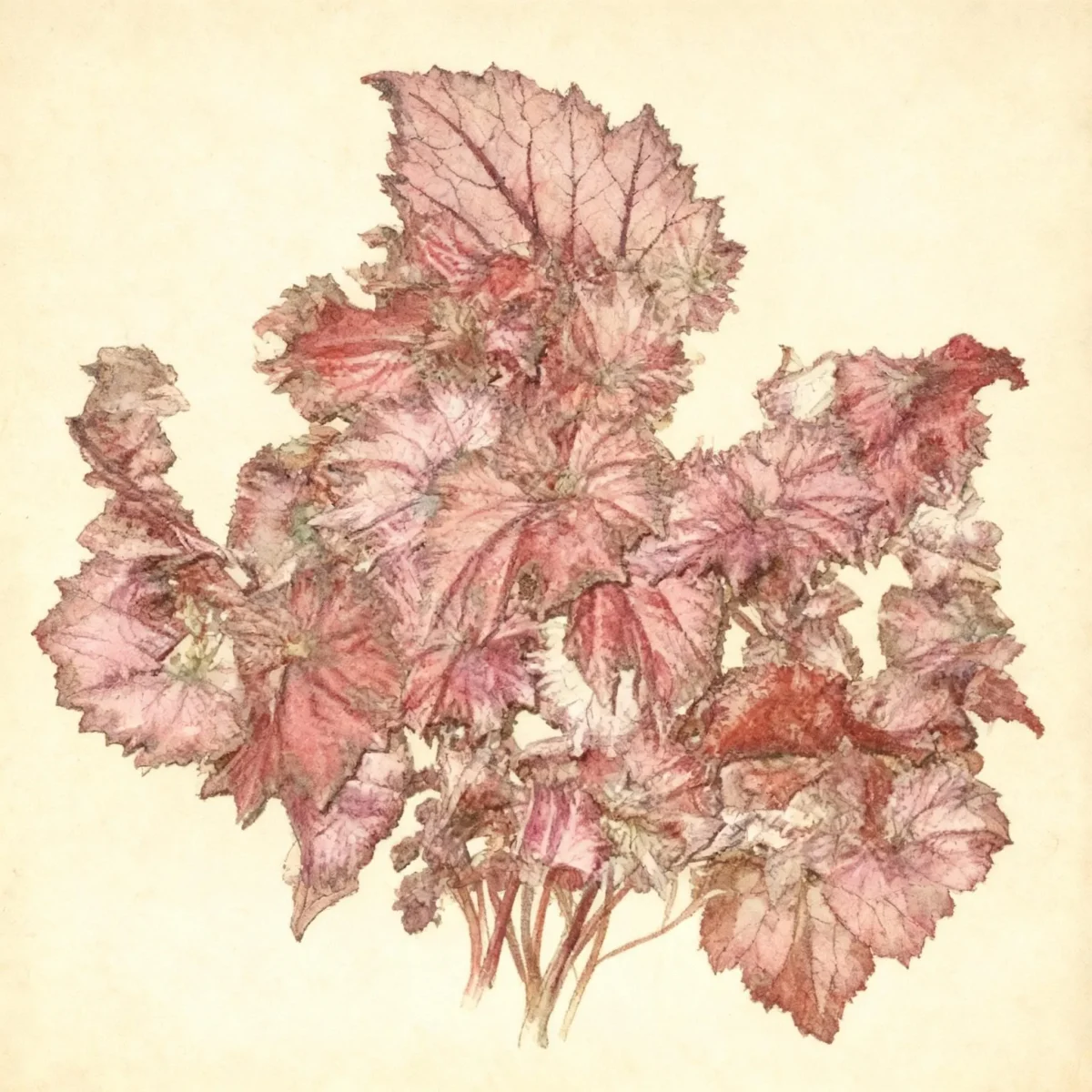 Rex begonia (Begonia rex-cultorum)