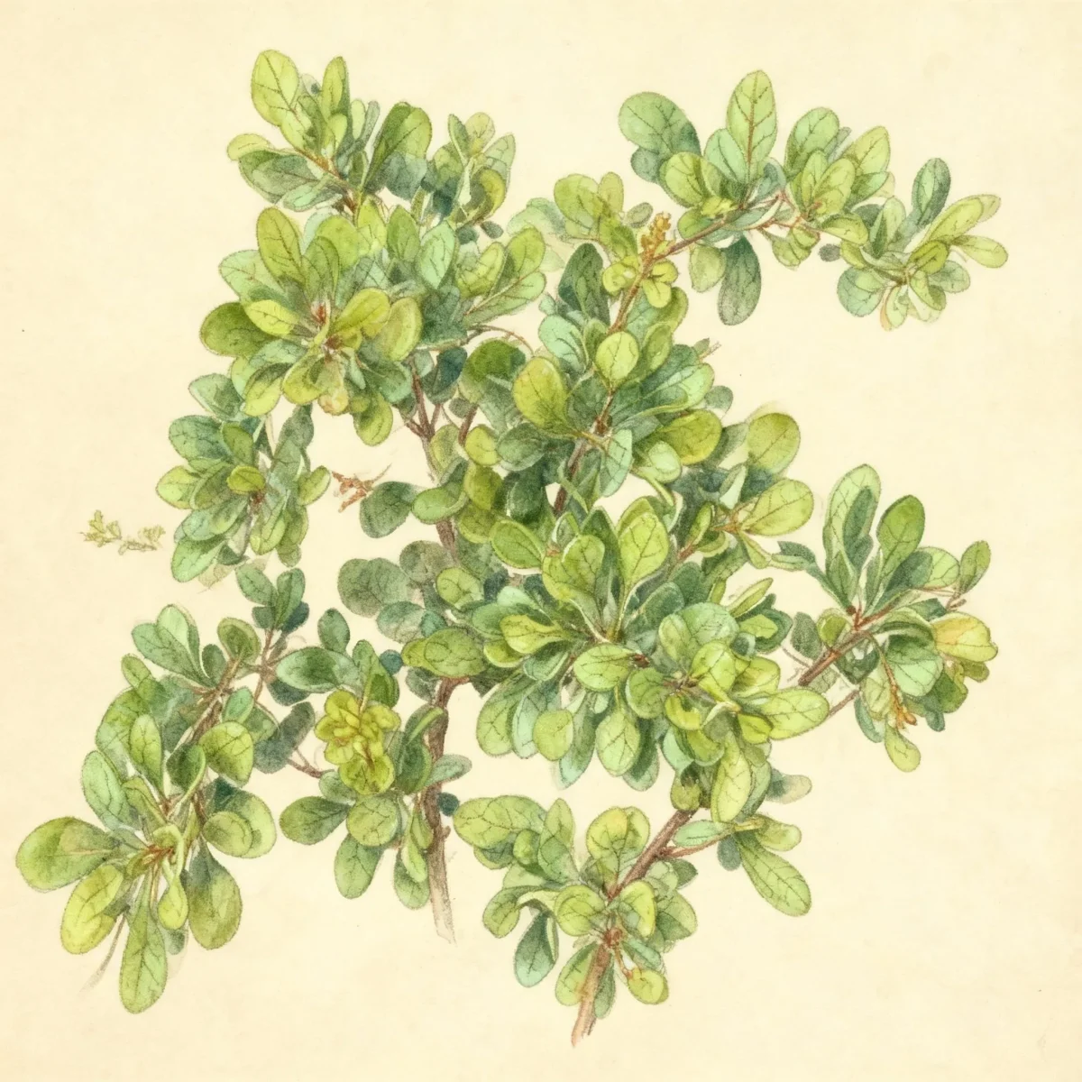 Japanese barberry (Berberis thunbergii 'Kobold')