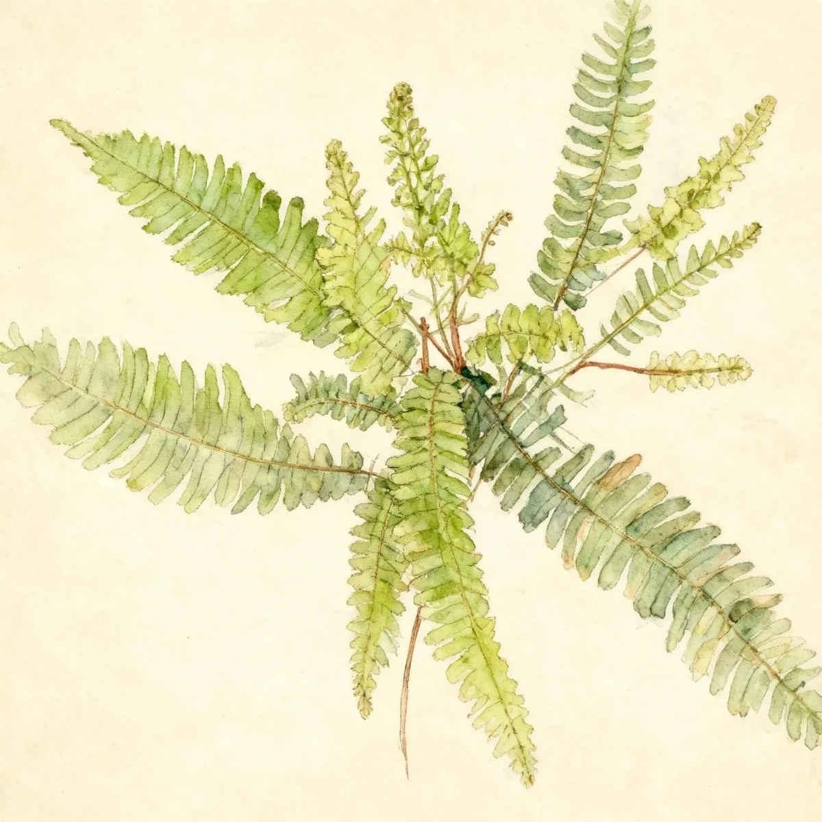Deer fern (Blechnum spicant)