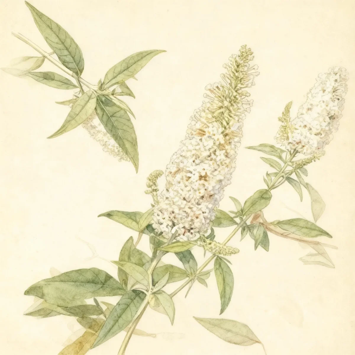 Butterfly bush (Buddleja davidii 'White Profusion')