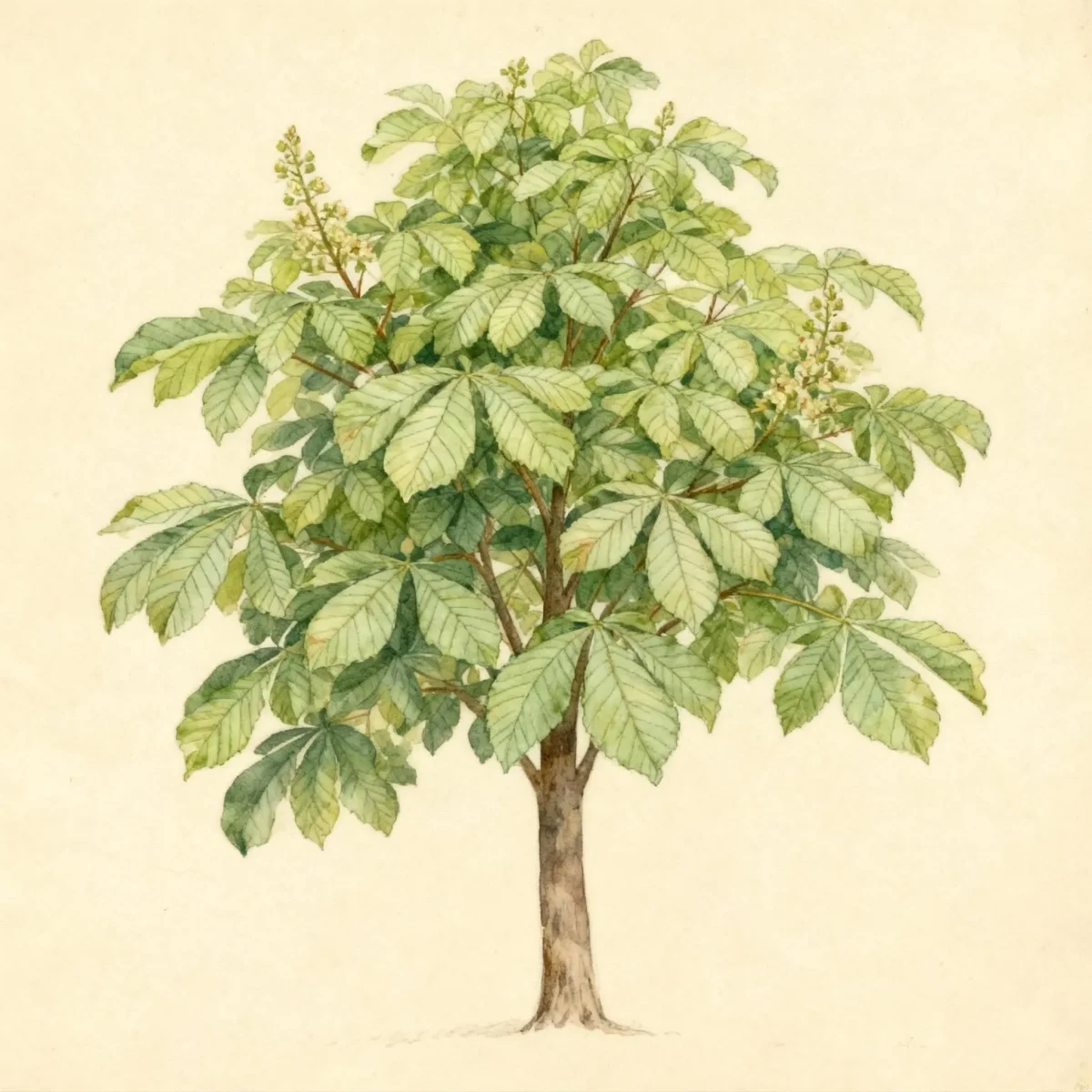 Horse chestnut (Aesculus hippocastanum 'Baumannii')