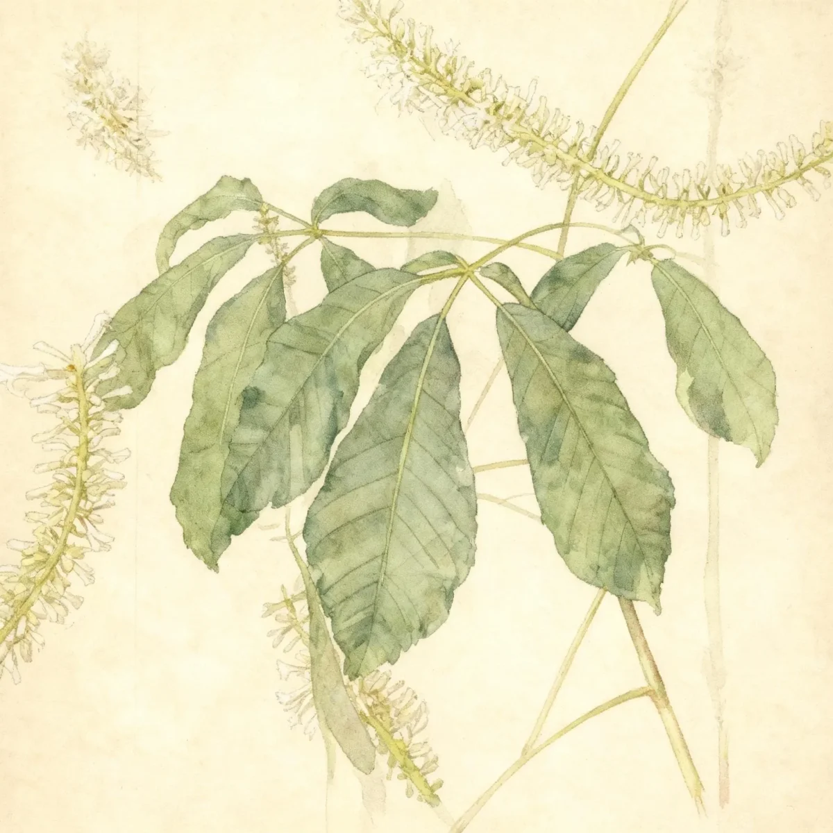 Bottlebrush buckeye (Aesculus parviflora var. serotina)