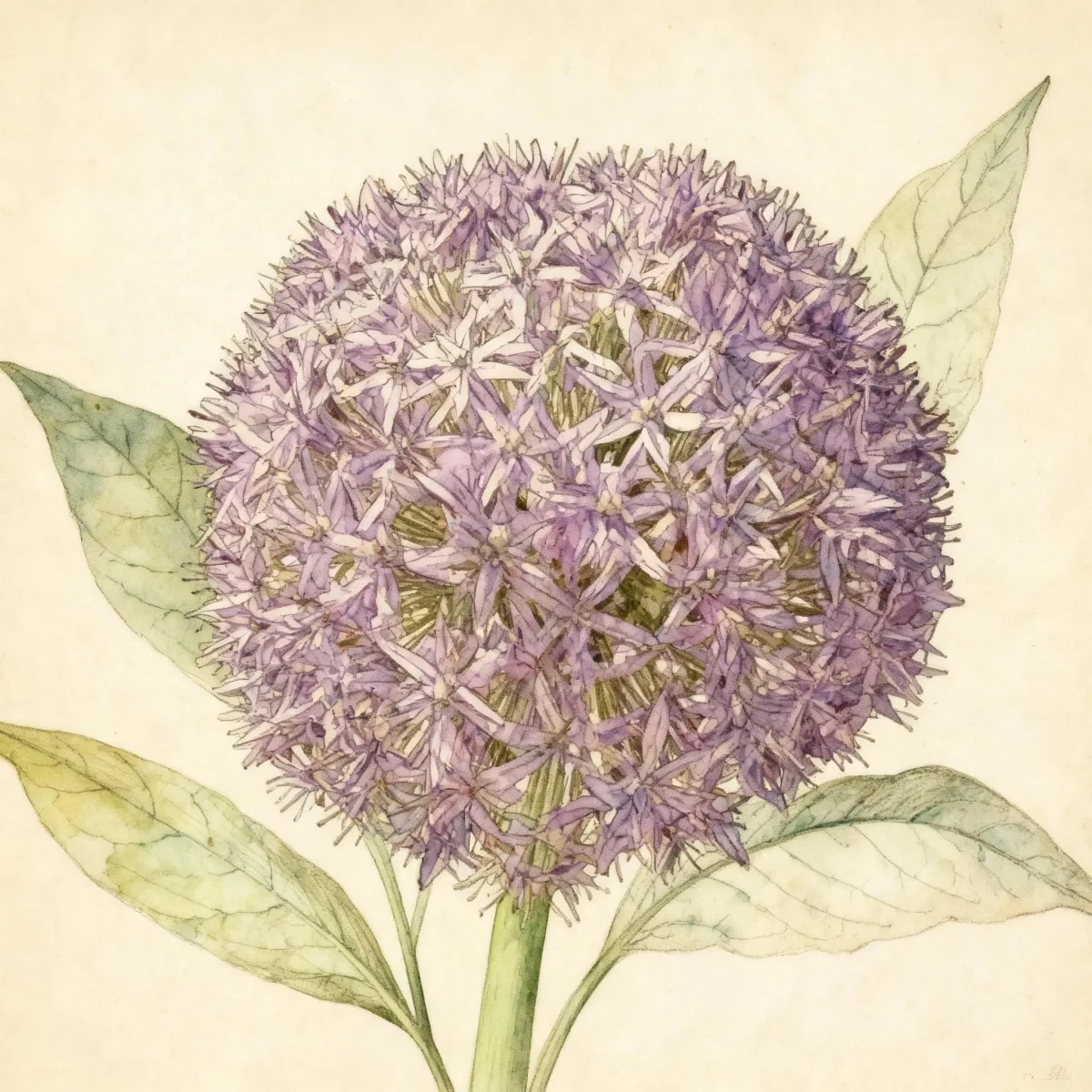 Ornamental onion (Allium 'Globemaster')