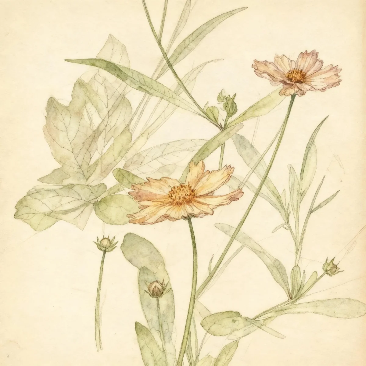 Ear-leaved tickseed (Coreopsis auriculata 'Nana')