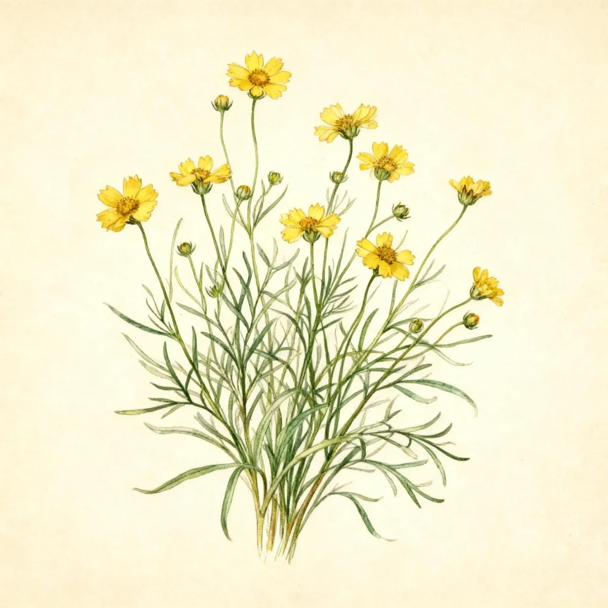 Threadleaf coreopsis (Coreopsis verticillata 'Zagreb')