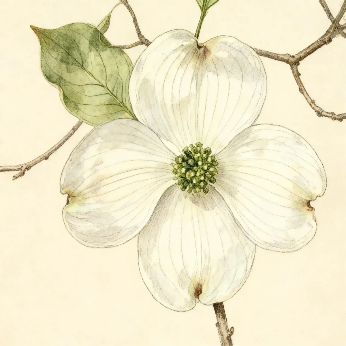 Flowering dogwood (Cornus florida 'Cloud Nine')