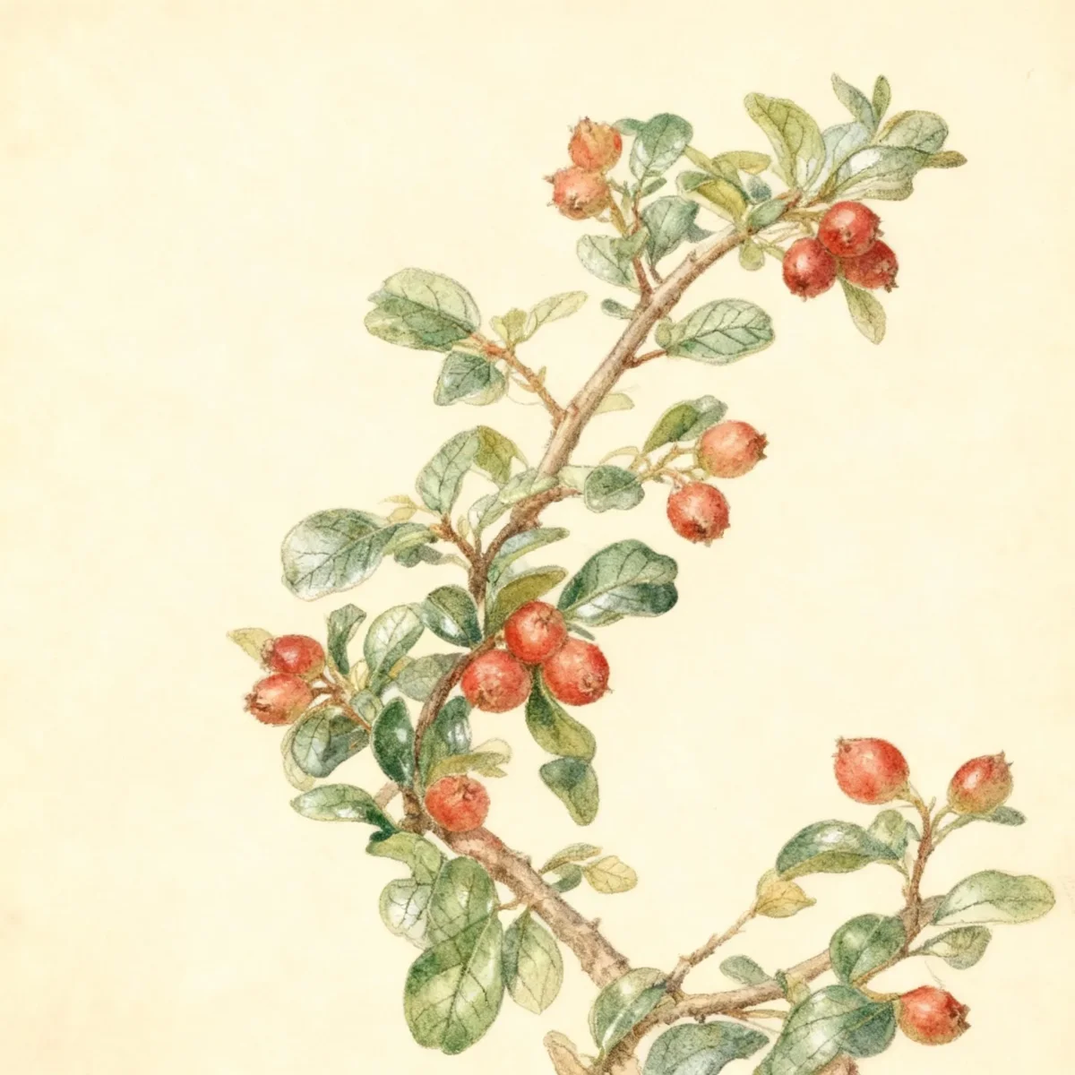 Creeping cotoneaster (Cotoneaster nanshan)