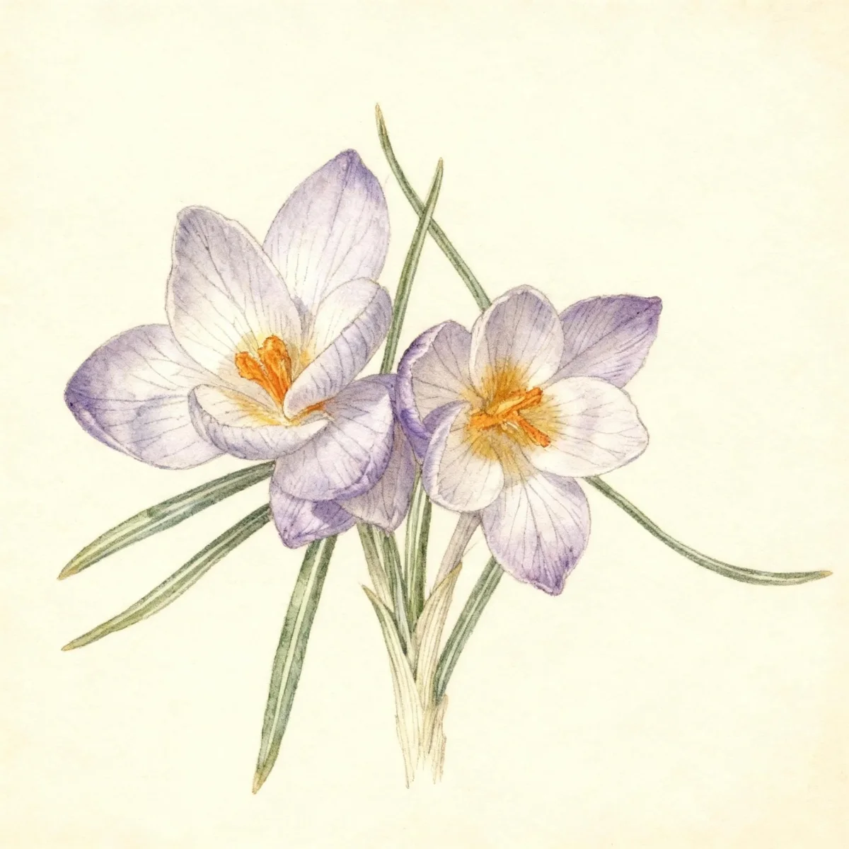 Sieber's crocus (Crocus sieberi subsp. atticus 'Firefly')