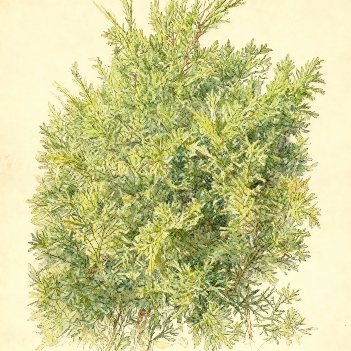 Japanese falsecypress (Chamaecyparis pisifera 'Squarrosa Intermedia')
