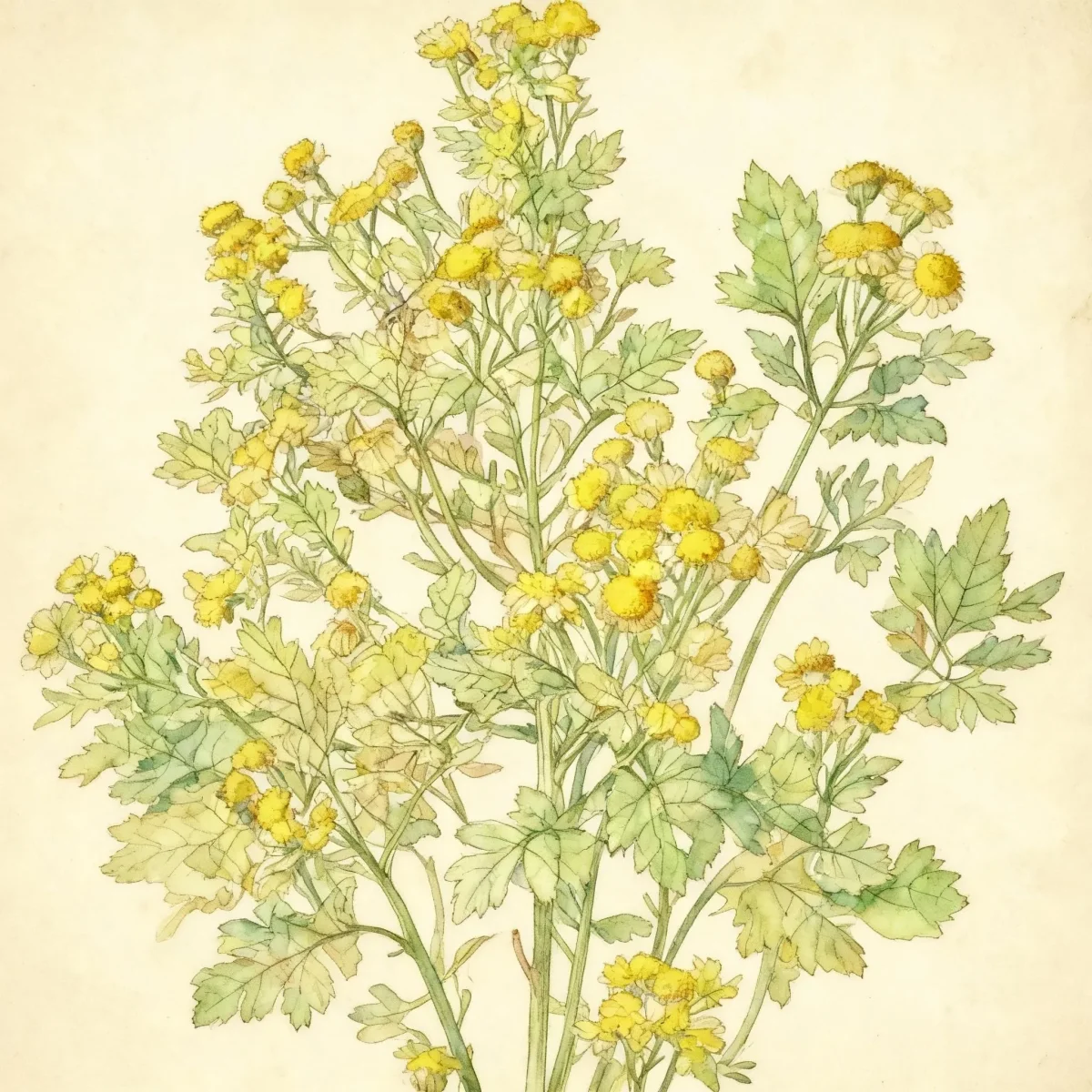 Feverfew (Tanacetum parthenium 'Aureum')