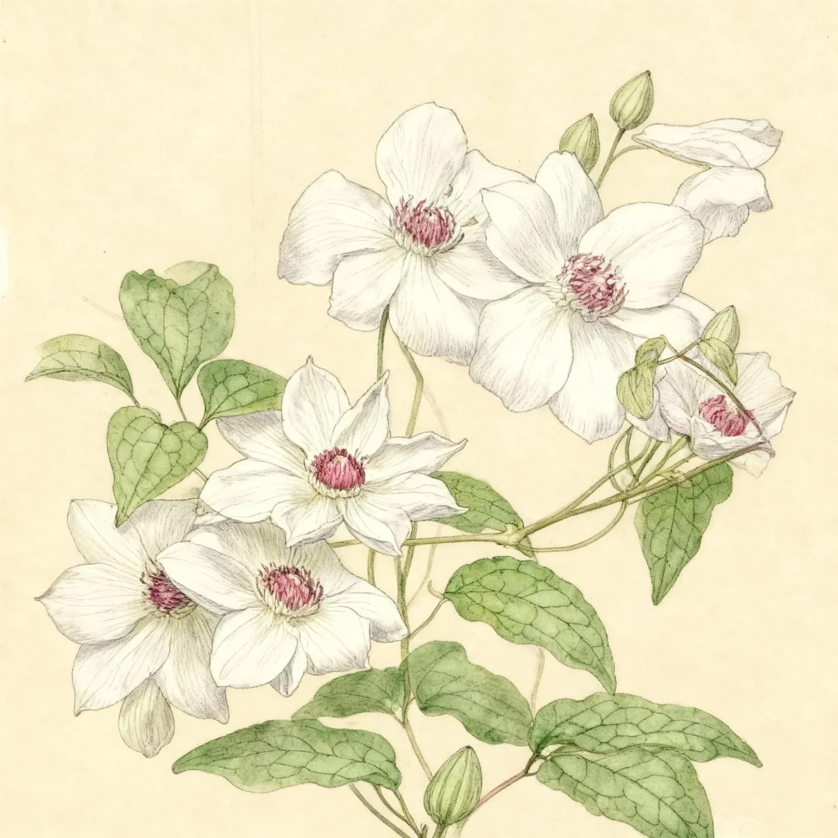 Clematis (Clematis 'Henryi')