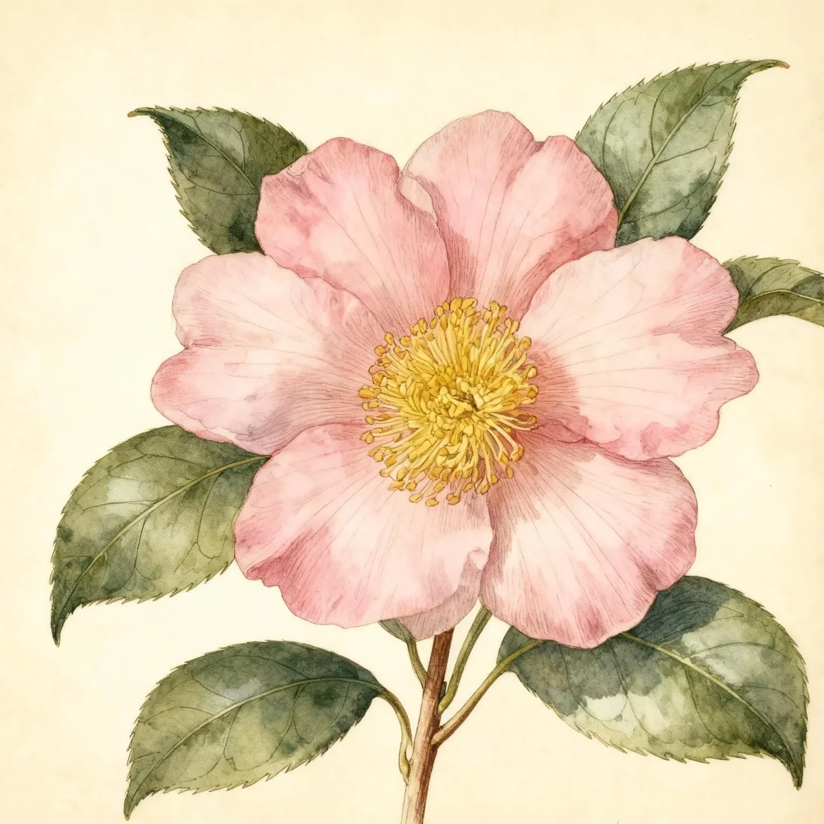 Camellia (Camellia 'Winter's Star')
