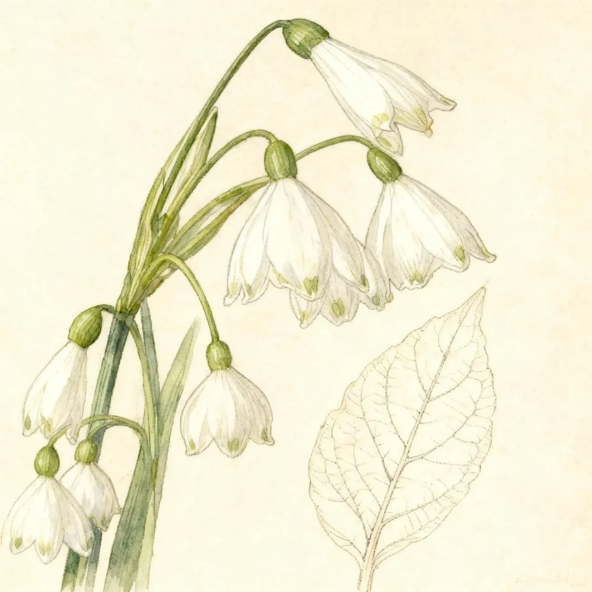 Summer snowflake (Leucojum aestivum 'Gravetye Giant')