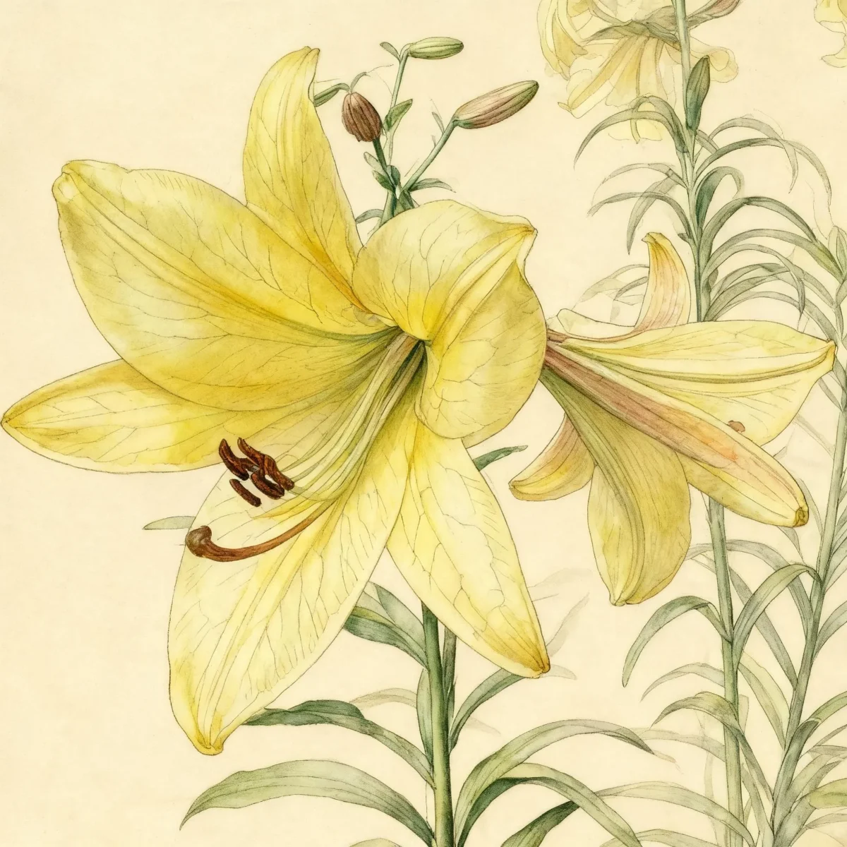 Trumpet lily (Lilium (Golden Splendor Group))