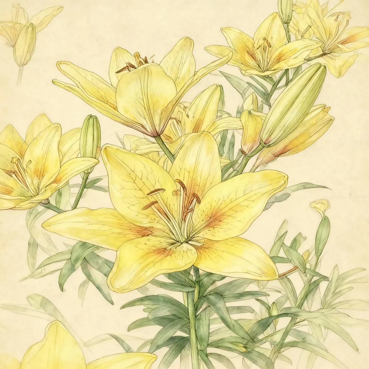 Asiatic lily (Lilium 'Grand Cru')