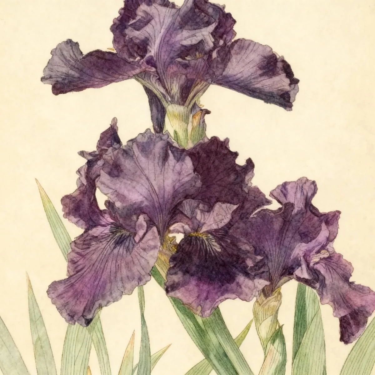 Tall bearded iris