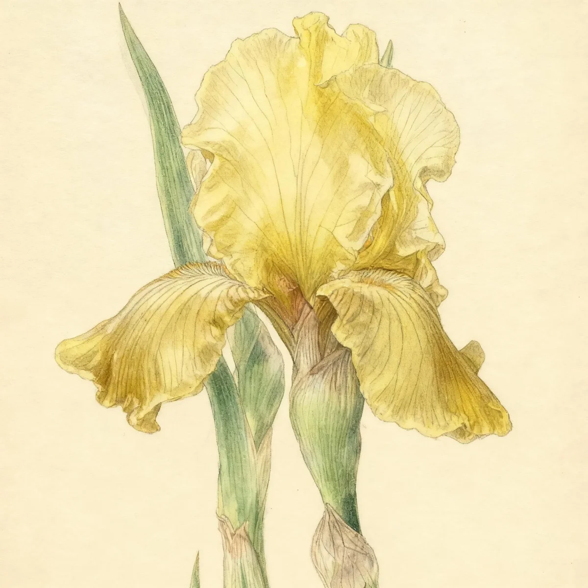 Tall bearded reblooming iris