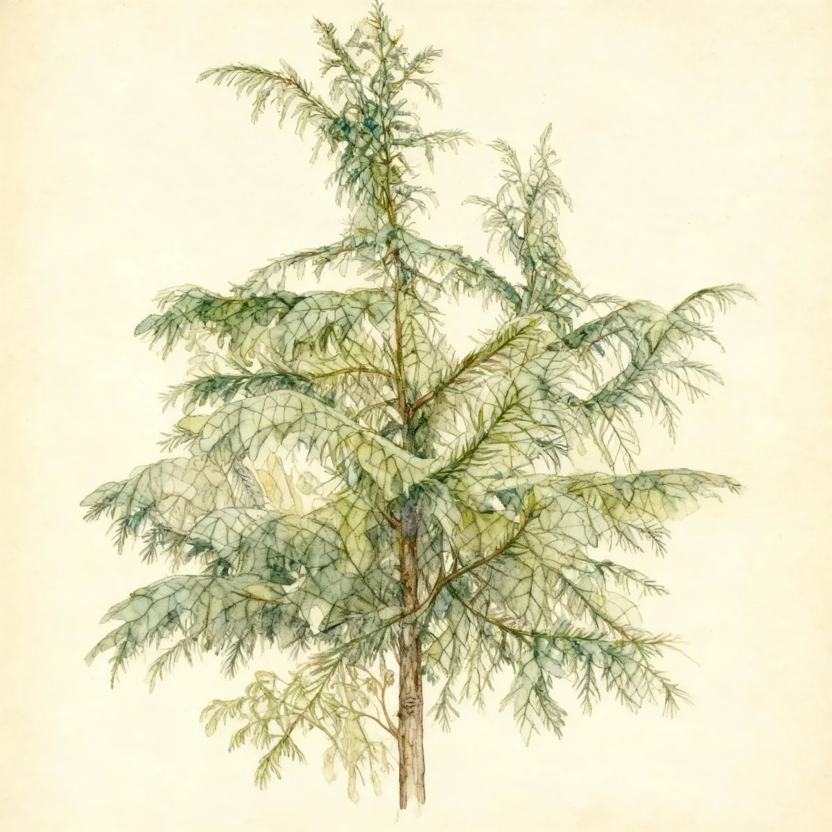Deodar cedar (Cedrus deodara)