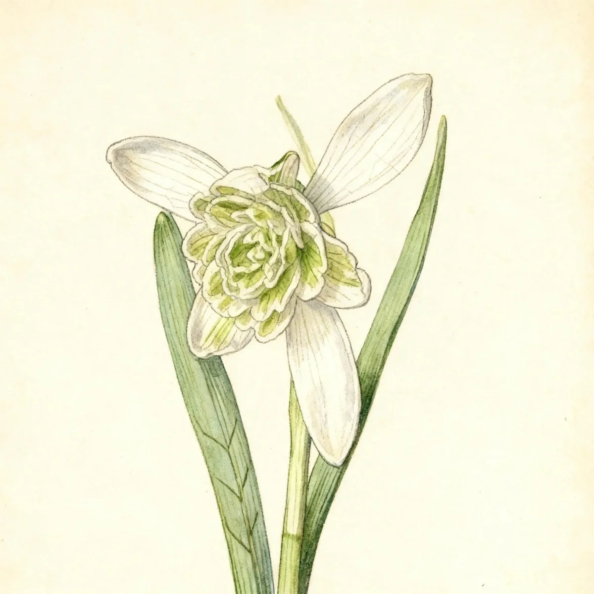 Snowdrop (Galanthus nivalis 'Flore Pleno')