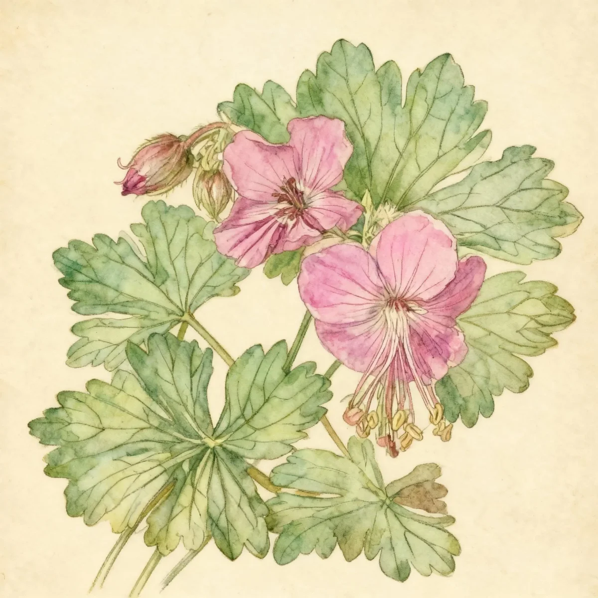 Bigroot geranium (Geranium macrorrhizum 'Bevan's Variety')