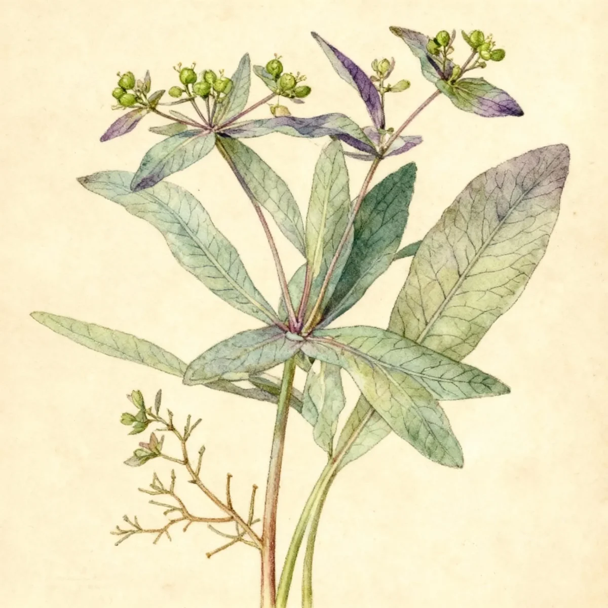 Spurge (Euphorbia dulcis 'Chameleon')