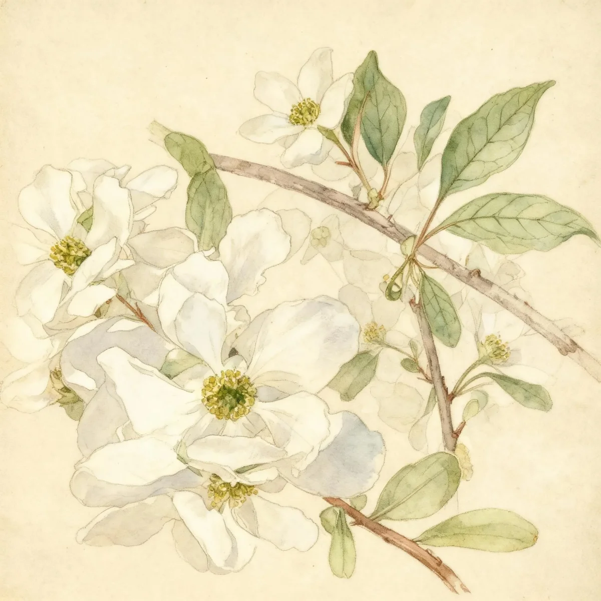 Pearlbush (Exochorda × macrantha 'The Bride')