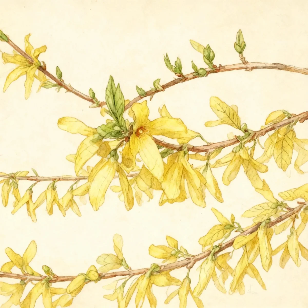Forsythia (Forsythia 'Courtasol' GOLD TIDE)