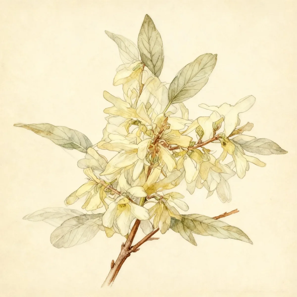 Greenstem forsythia (Forsythia viridissima 'Bronxensis')