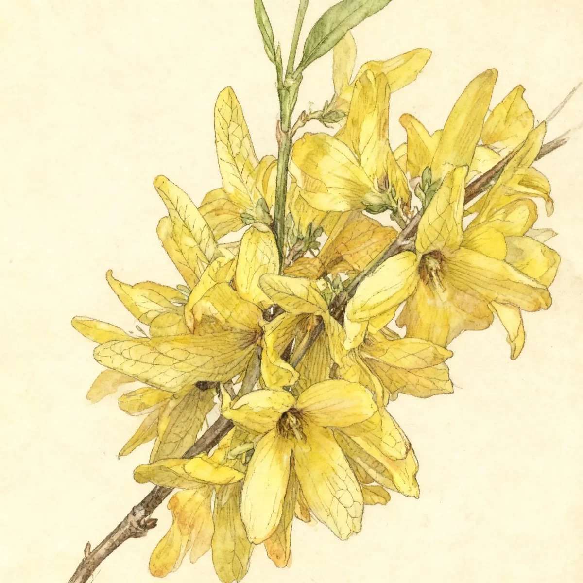 Border forsythia (Forsythia × intermedia 'Sunrise')