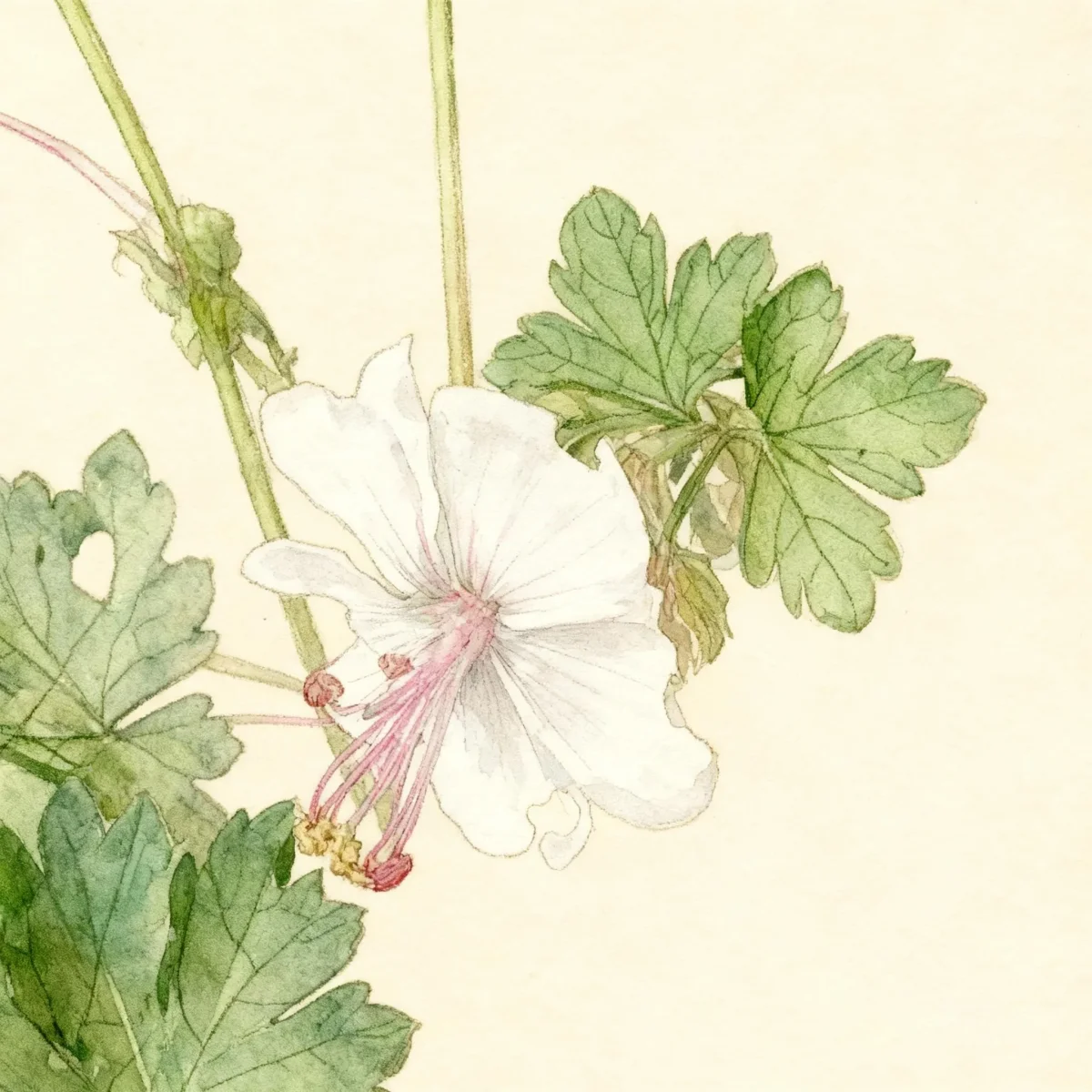 Hardy geranium (Geranium × cantabrigiense 'Biokovo')