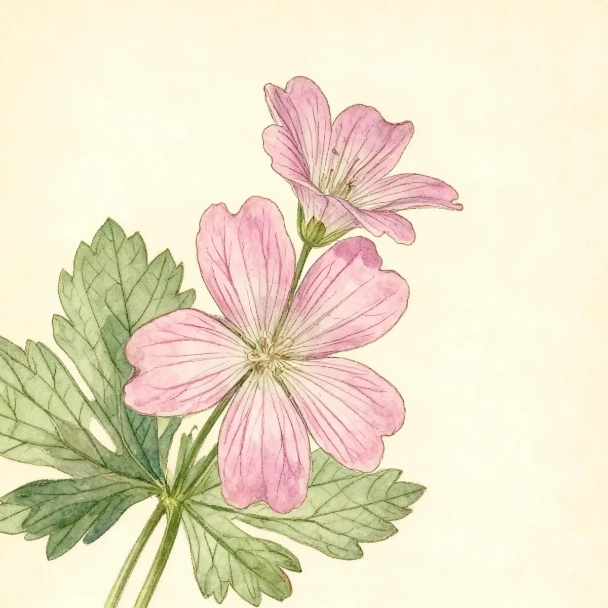 Cranesbill (Geranium × oxonianum 'Claridge Druce')