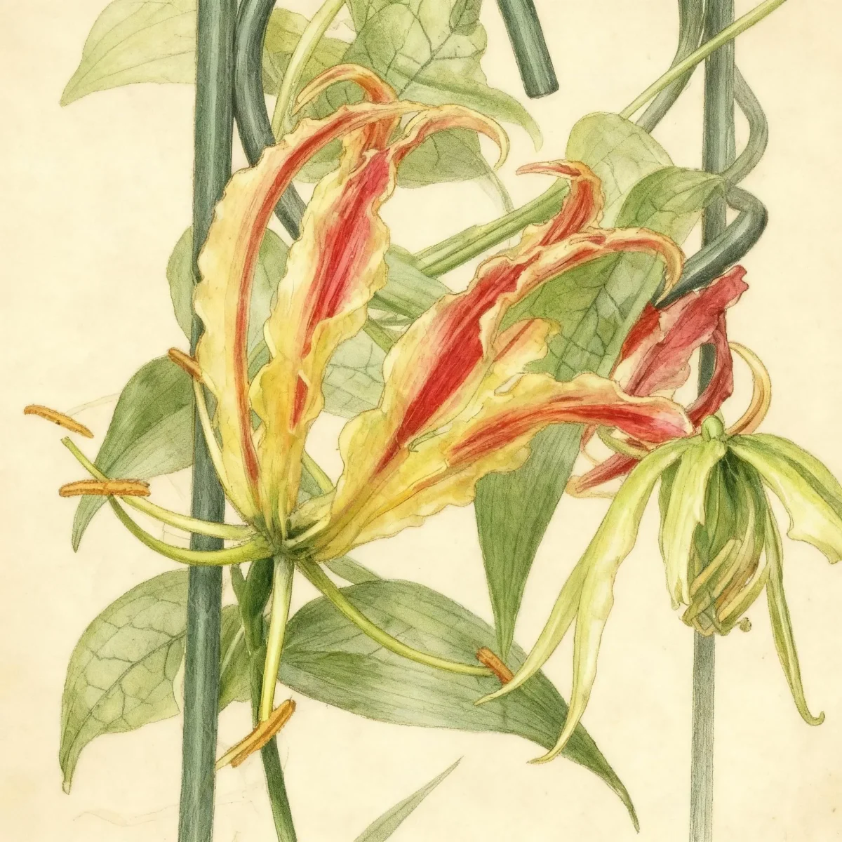 Gloriosa lily
