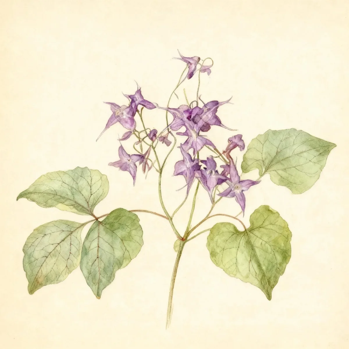 Bishop's hat (Epimedium grandiflorum 'Lilafee')