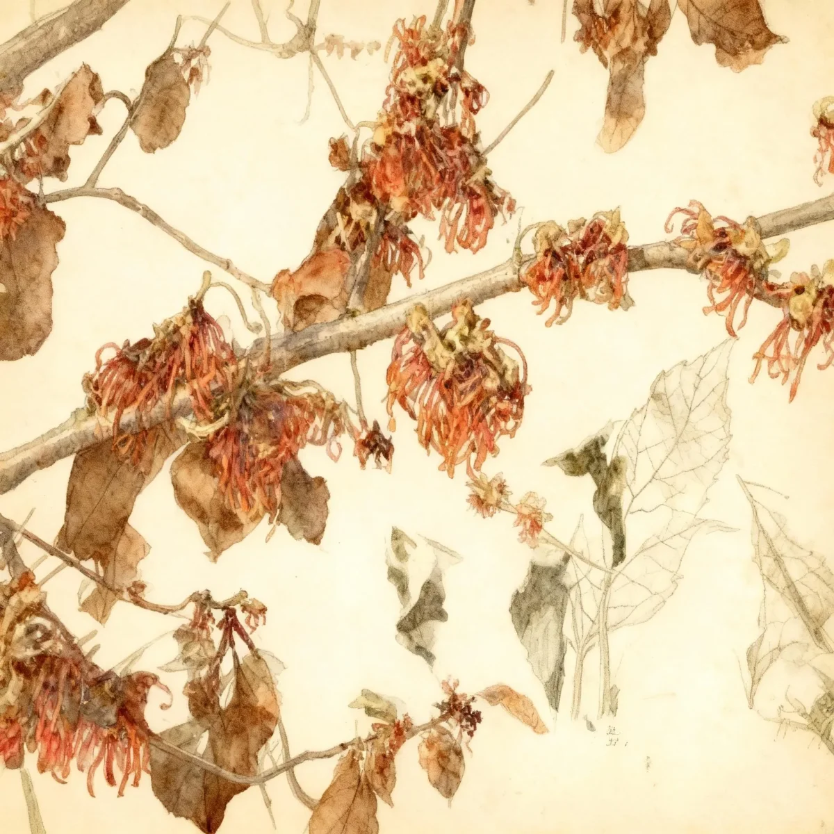 Witch hazel (Hamamelis × intermedia 'Jelena')