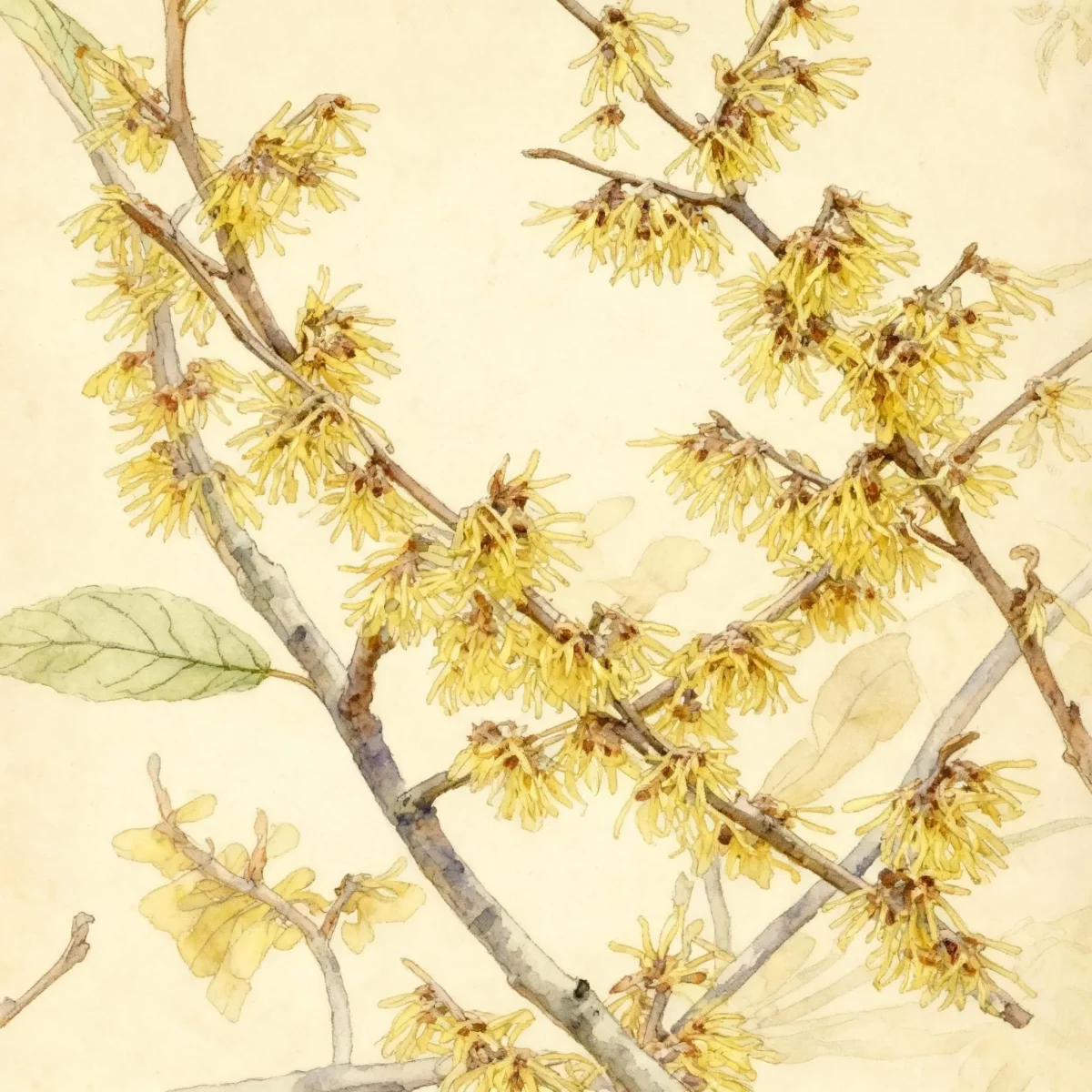 Ozark witch hazel (Hamamelis vernalis 'Sandra')