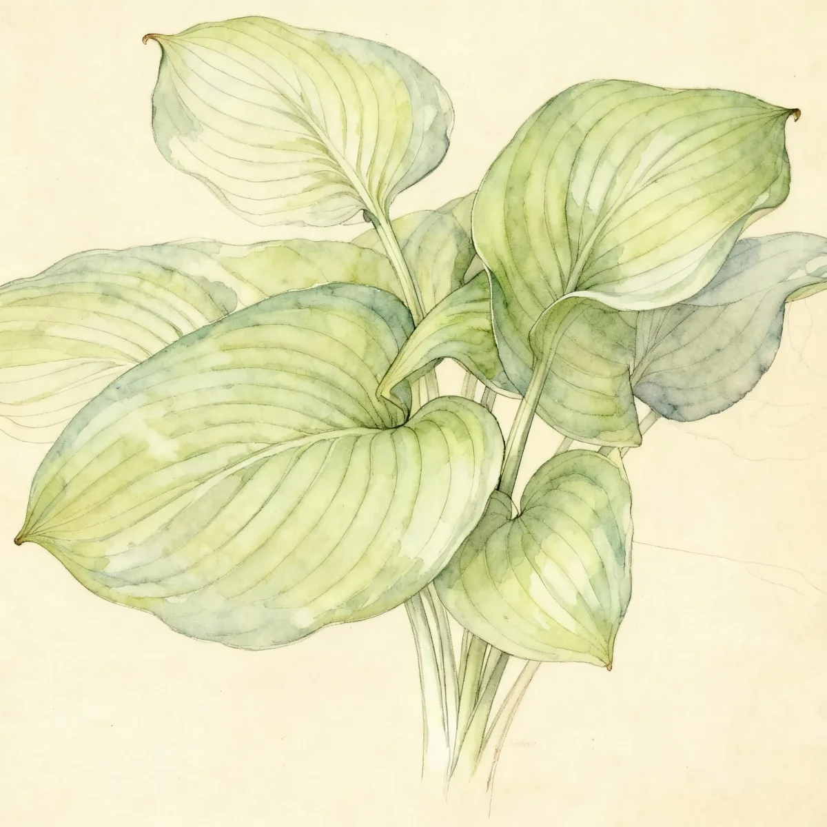 Hosta (Hosta 'Guacamole')