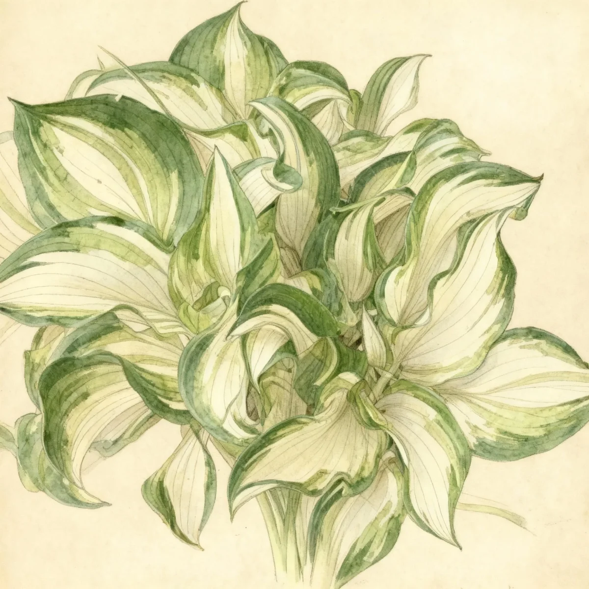 Hosta (Hosta 'Haku Chu Han')