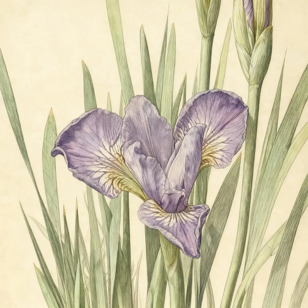 Siberian iris (Iris 'Sparkle')