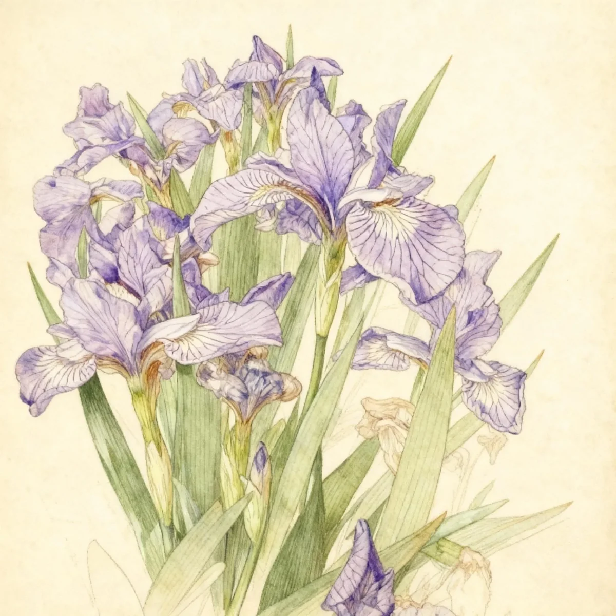 Siberian iris (Iris 'Baby Sister')