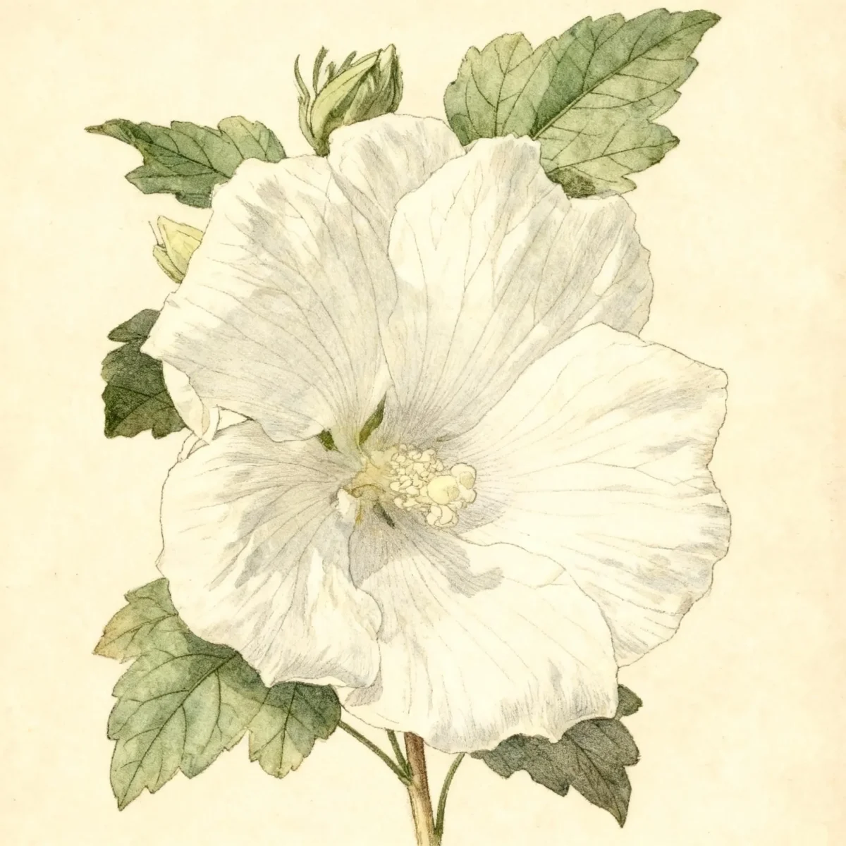 Rose of Sharon (Hibiscus syriacus 'Diana')