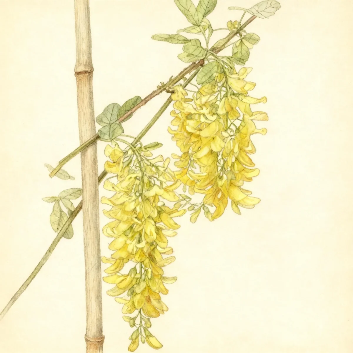 Bean tree (Laburnum × watereri 'Vossii')