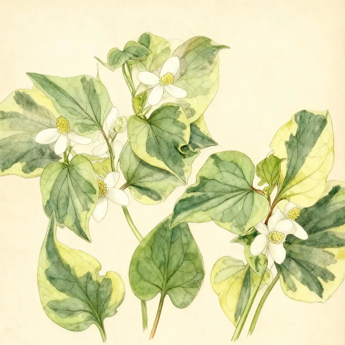 Houttuynia (Houttuynia cordata 'Chameleon')