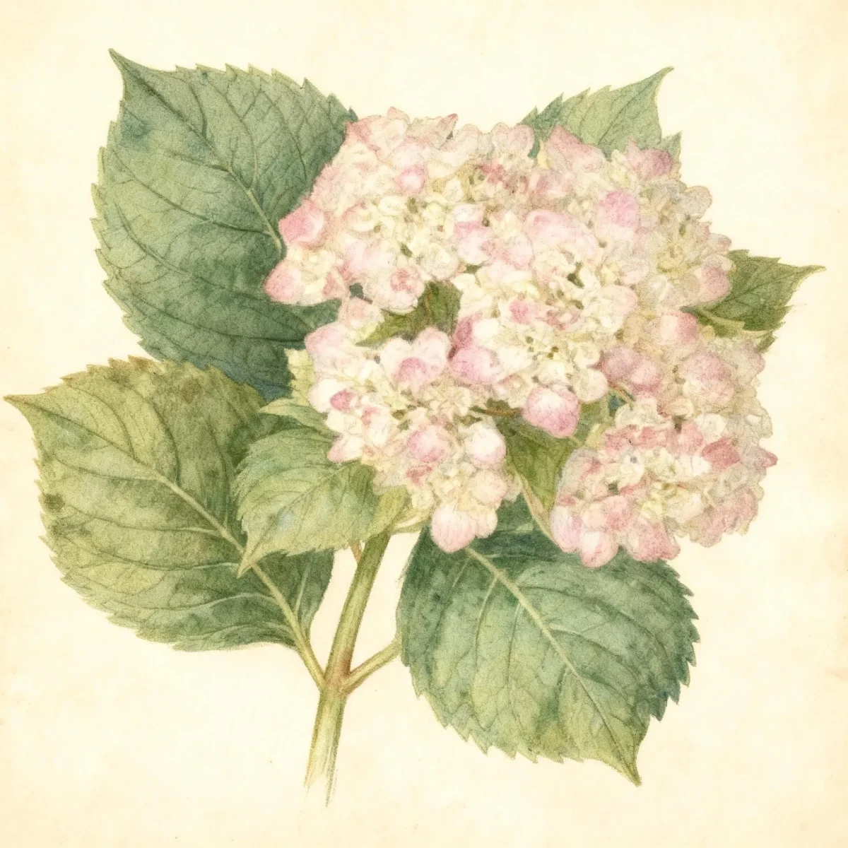 Bigleaf hydrangea (Hydrangea macrophylla 'Enziandom')